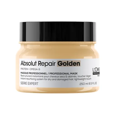 Absolut Repair Χρυσή Μάσκα Εντατικής Αναδόμησης Για Ταλαιπωρημένα Μαλλιά