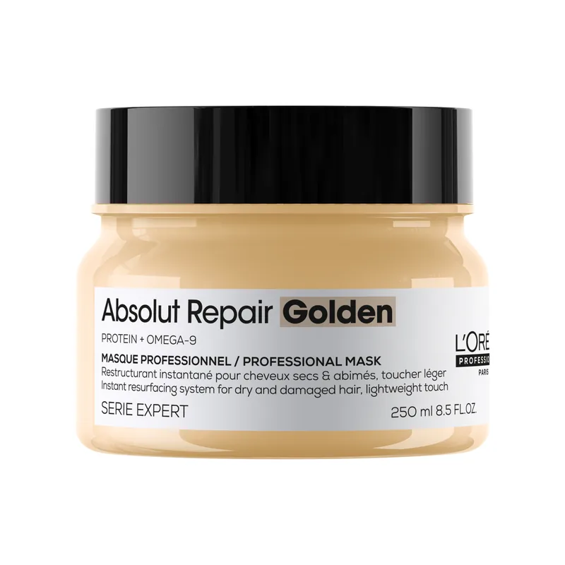 Absolut Repair Χρυσή Μάσκα Εντατικής Αναδόμησης Για Ταλαιπωρημένα Μαλλιά