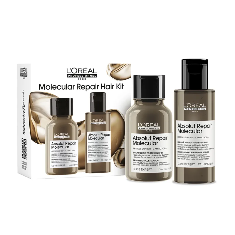 Absolut Repair Molecular Mini Duo Kit Μοριακής Επανόρθωσης για Ταλαιπωρημένα Μαλλιά