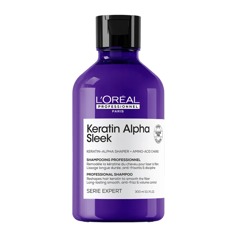 Keratin Alpha Sleek Professional Shampoo για Λείανση