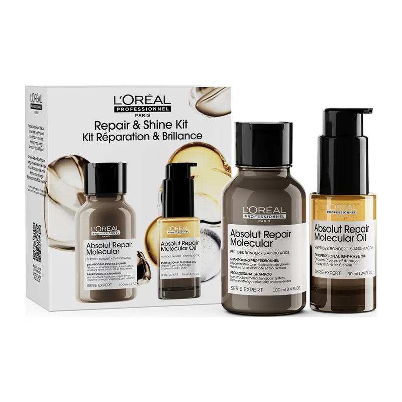 Absolut Repair Molecular Mini Duo Set Σαμπουάν & Έλαιο